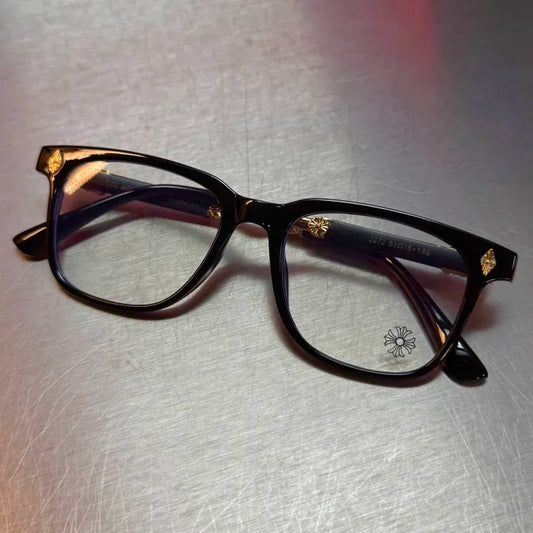 Black & Gold Knife Glasses