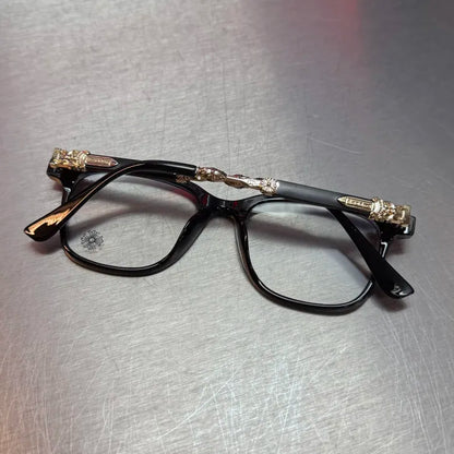 Black & Gold Knife Glasses