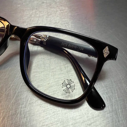 Black & Silver Knife Glasses